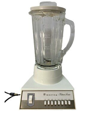 HTF VTG 60s 70s Waring Futura Series Blender Cream/Ivory & Gold COMPLETE TESTED